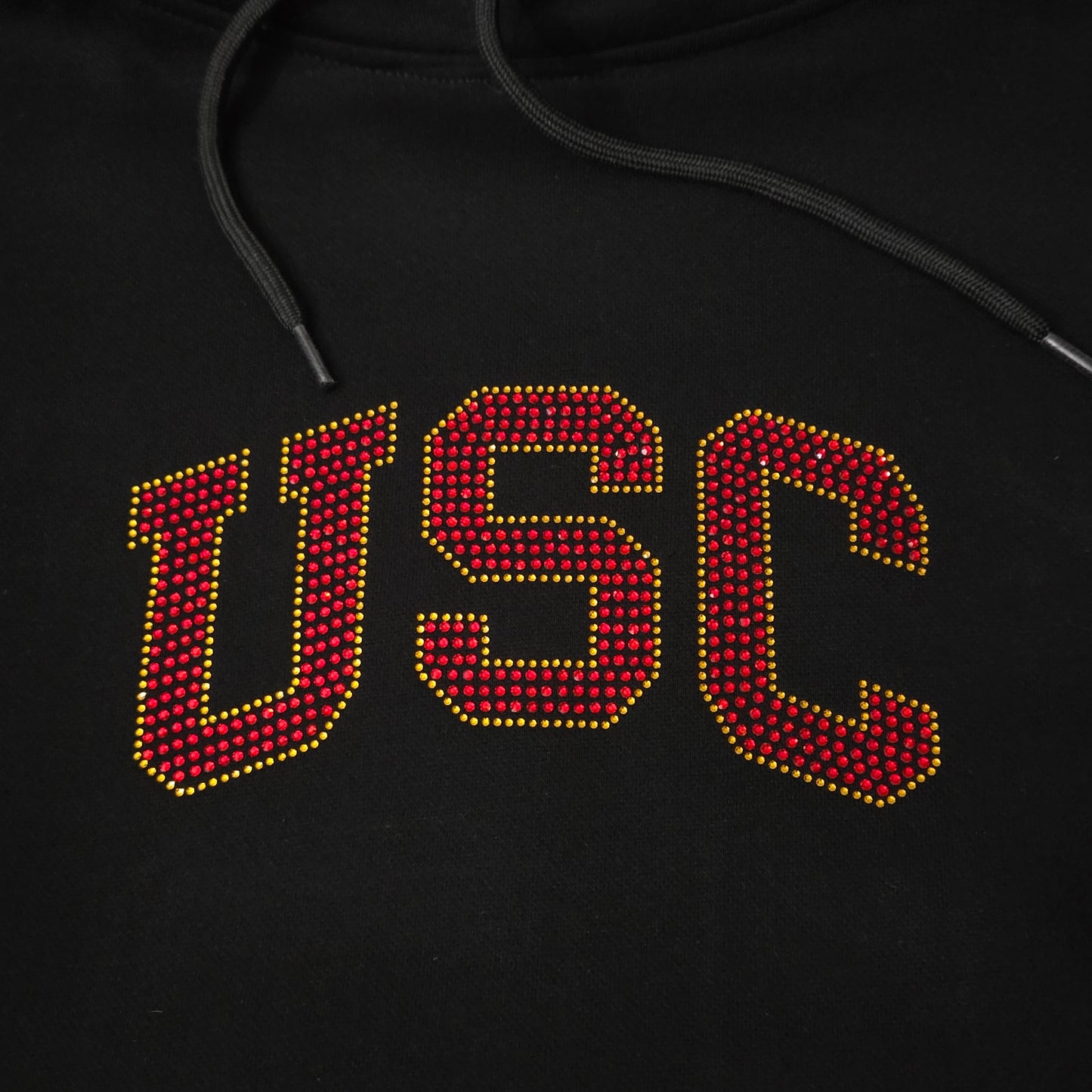USC Rhinestone Cropped T-shirt