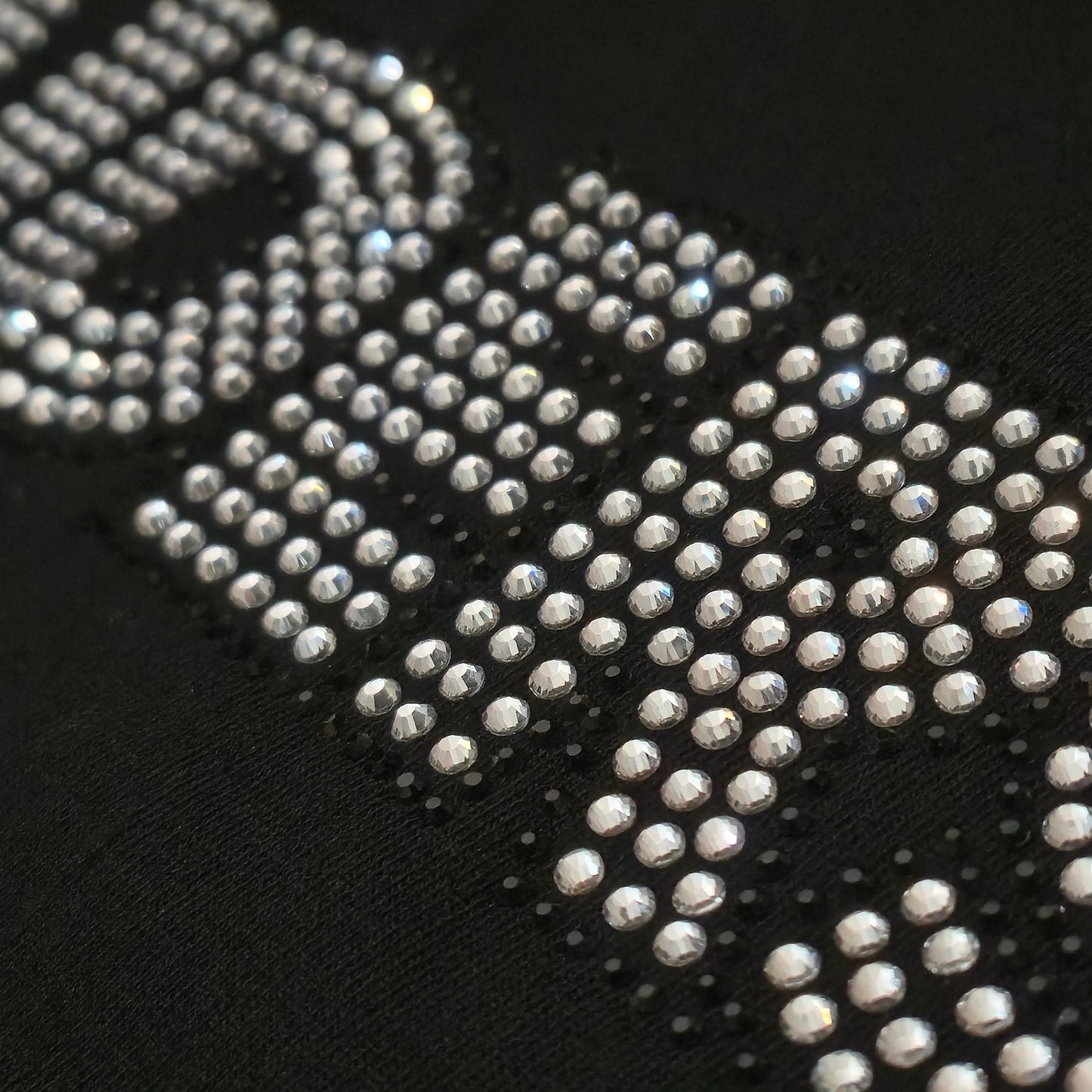 Las Vegas Raiders Rhinestone Cropped T-shirt