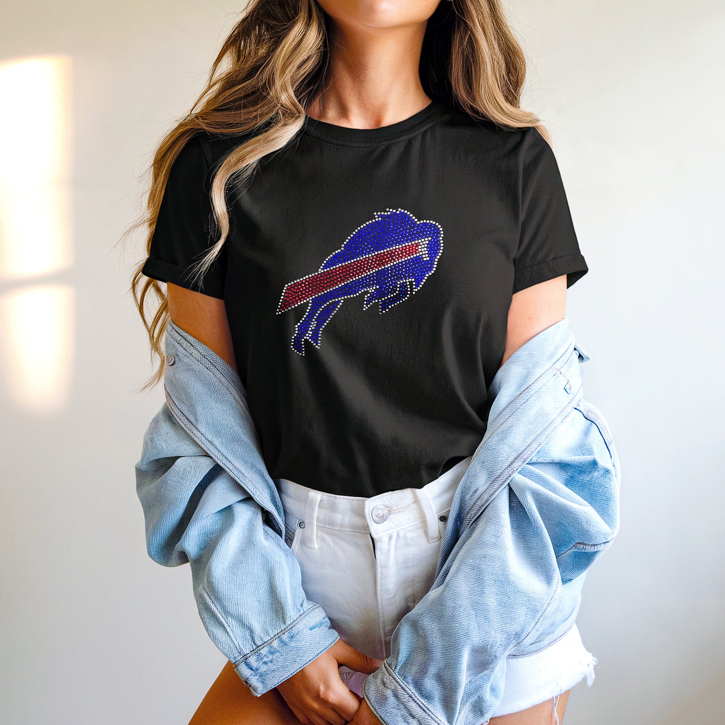 Buffalo Bills Rhinestone T-shirt