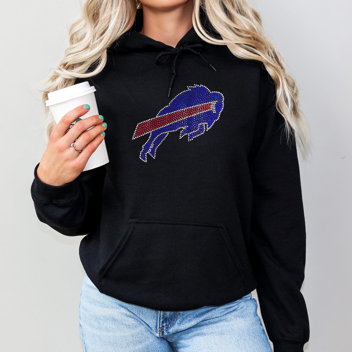 Buffalo Bills Rhinestone Hoodie