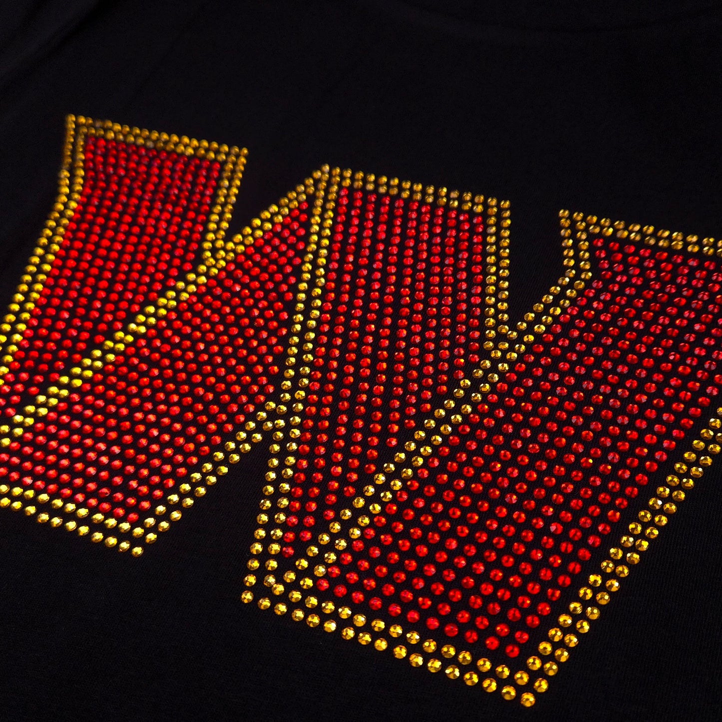 Washington Commanders Rhinestone Cropped T-shirt