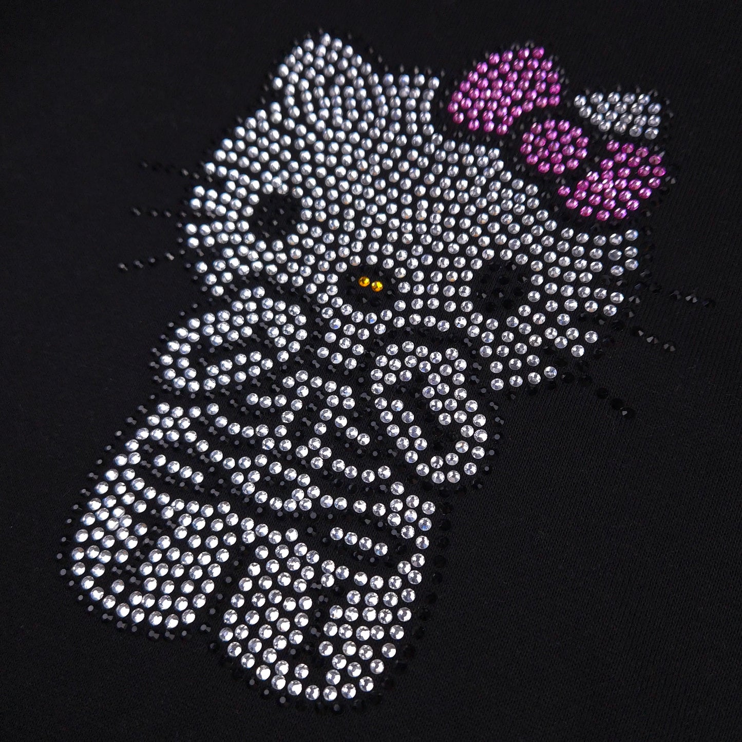 Hello Kitty Skeleton Rhinestone Hoodie