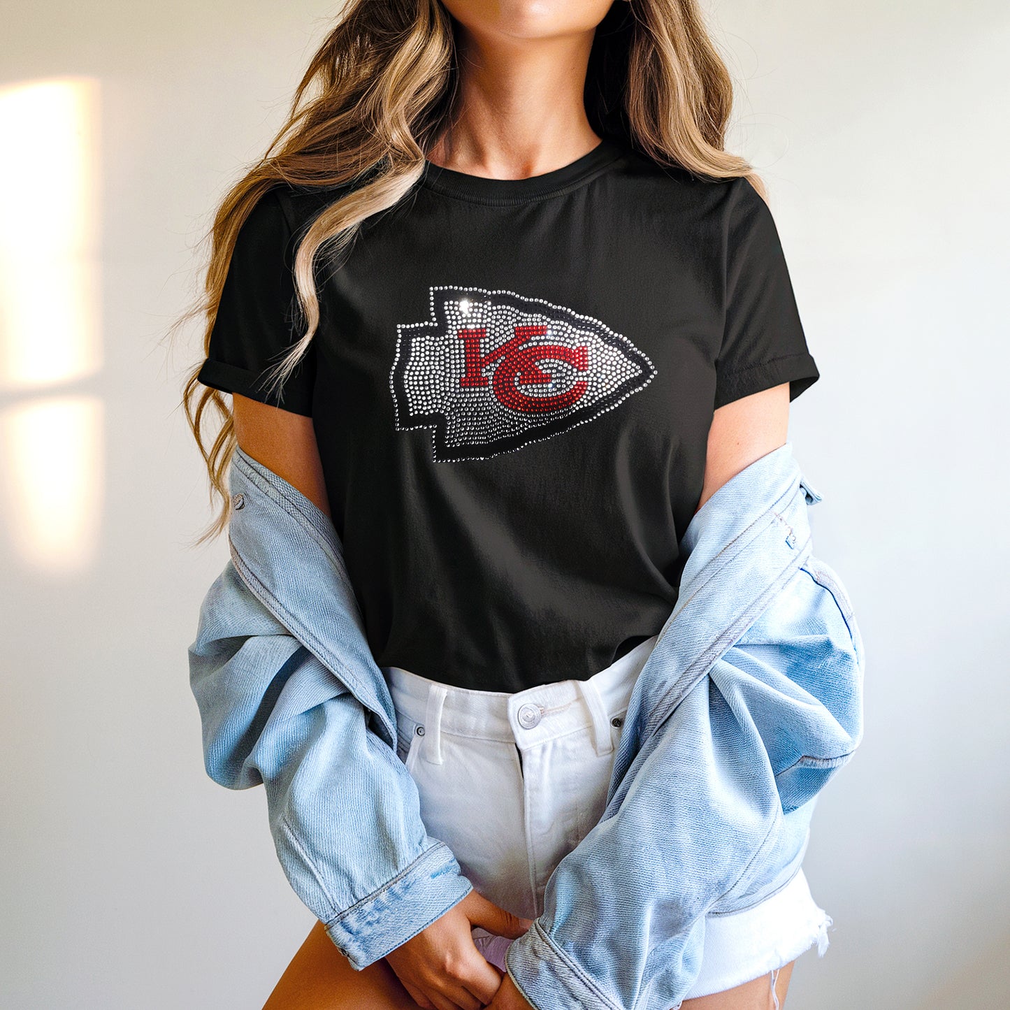 Kansas City Chiefs Rhinestone T-shirt