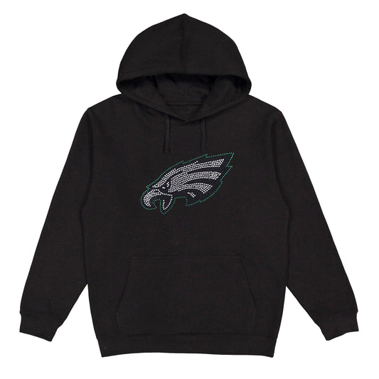 Philadelphia Eagles Rhinestone Hoodie