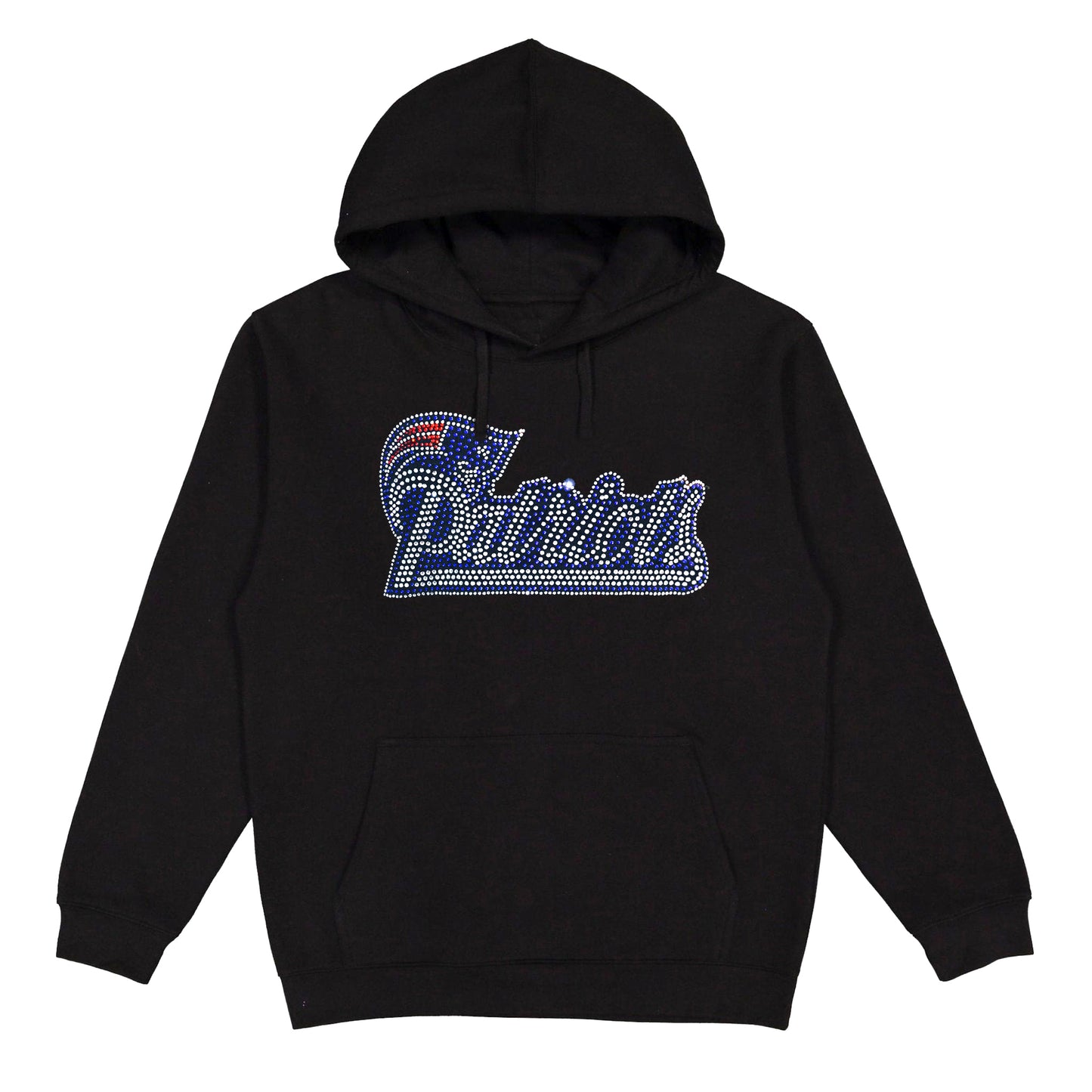 New England Patriots Rhinestone Hoodie