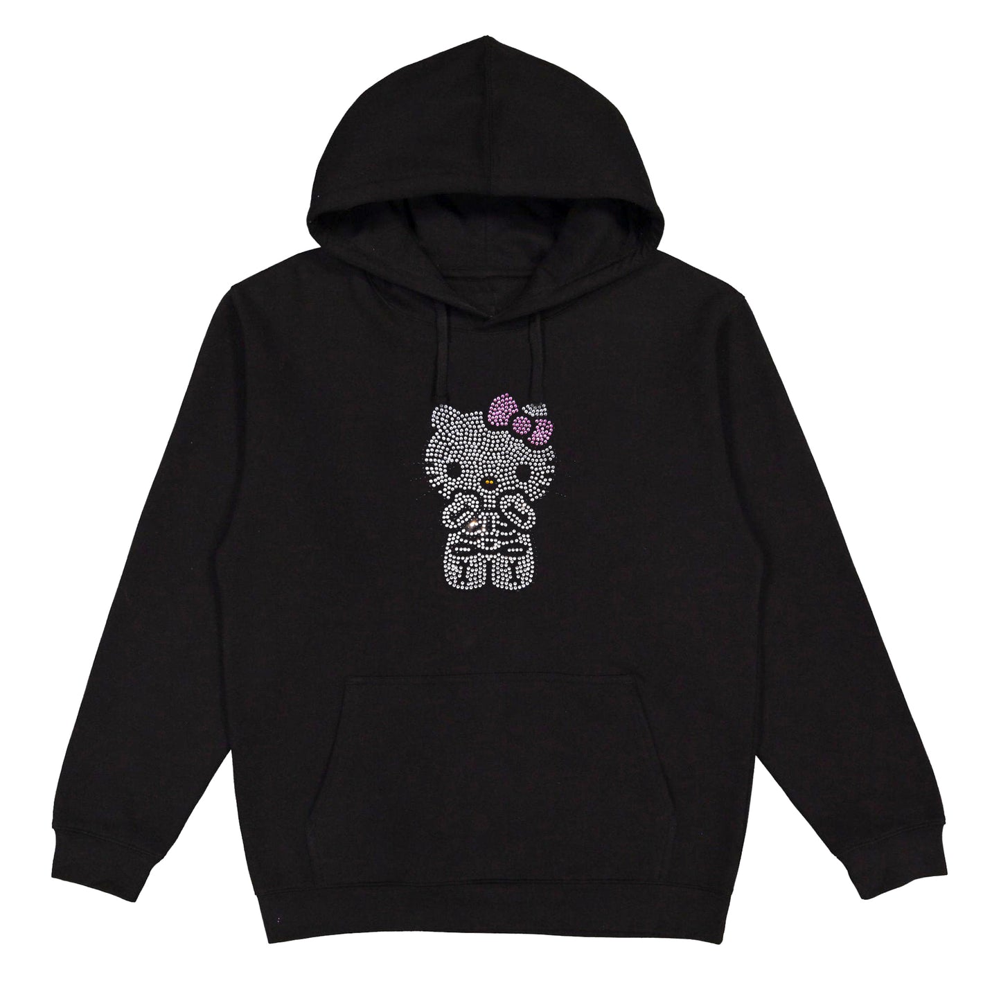 Hello Kitty Skeleton Rhinestone Hoodie